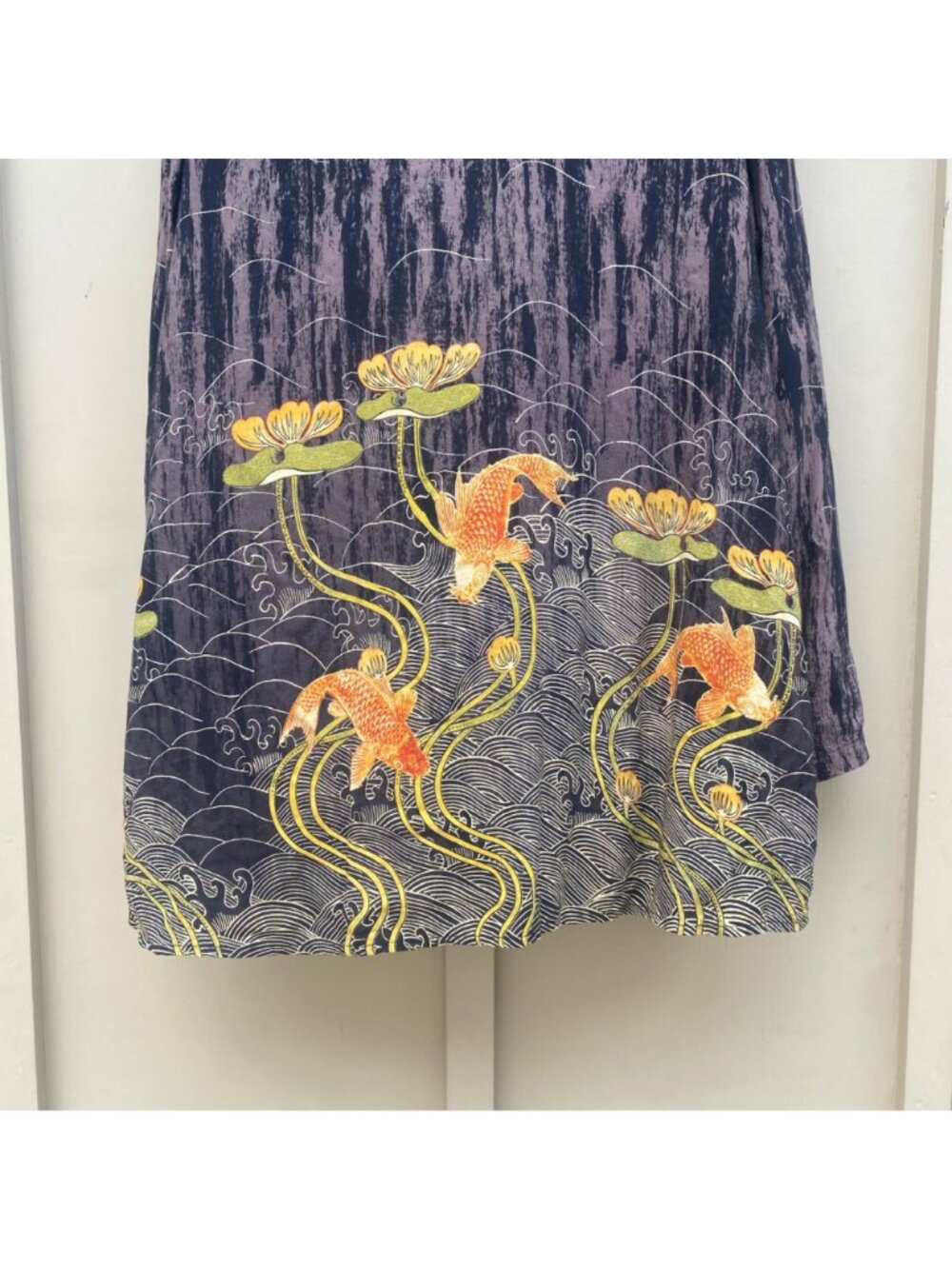Citron Santa Monica Tunic Top Long Sleeve Koi Fish - Picture 11 of 13